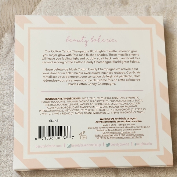 Beauty Bakerie Cotton Candy Champagne Blush Palette - Picture 10 of 10